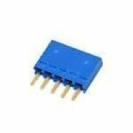 FCI Board Connector, 10 Contact(S), 1 Row(S), Female, Straight, 0.1 Inch Pitch, Solder Terminal,  76308-210LF